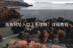 海角网址入口上手攻略：详细教程