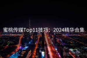 蜜桃传媒Top11技巧：2024精华合集