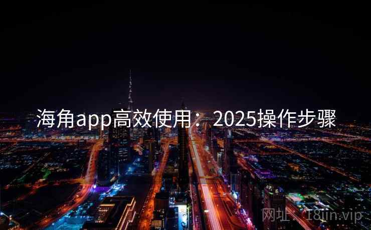 海角app高效使用：2025操作步骤
