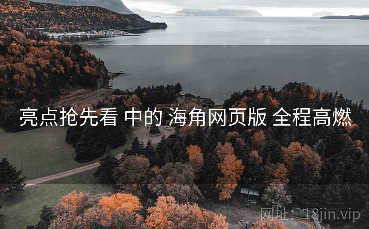 亮点抢先看 中的 海角网页版 全程高燃